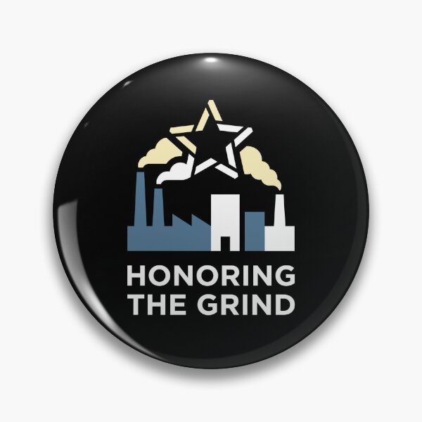 Item preview, Honoring The Grind Factory Industrial Blue Collar Labor Day designed and sold by TeNovaStudio.