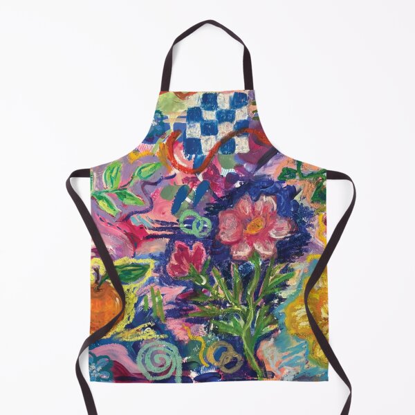Item preview, Vibrant Abstract Floral Maximalist Painting designed and sold by KIrving Designs.