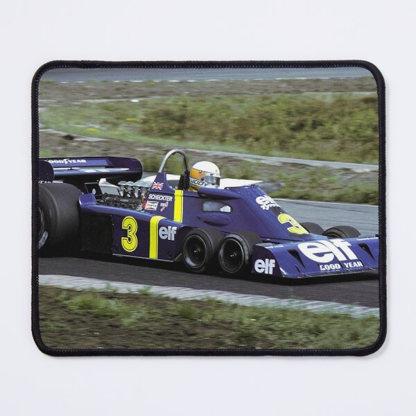 Item preview, Jody Scheckter in his Tyrrell Six Wheeler Poster – P34 Legend designed and sold by Road To Track.