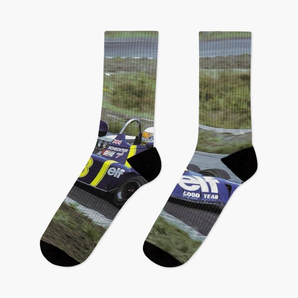 Item preview, Jody Scheckter in his Tyrrell Six Wheeler Poster – P34 Legend designed and sold by Road To Track.
