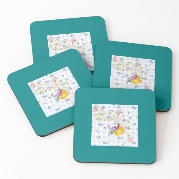 Item preview,     Whimsical Butterfly Harmony in Blue and Gold designed and sold by TimelessTalks9.