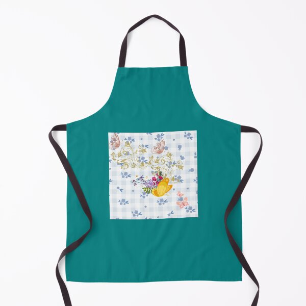 Item preview, Whimsical Butterfly Harmony in Blue and Gold designed and sold by TimelessTalks9.