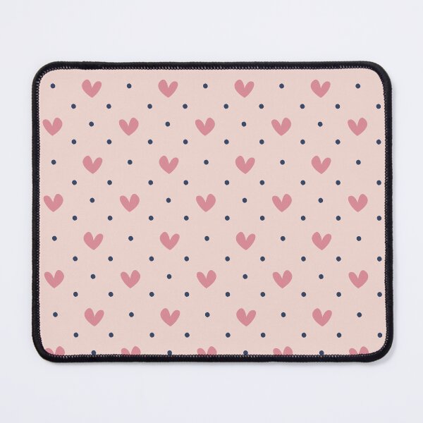Item preview, Cute Pink Heart Pattern | Valentine’s Day Heart | Soft Pink and Navy Hearts and Dots Pattern | Preppy Pink Polka Dot Heart Pattern | Romantic Pink Polka Dots Design designed and sold by VivaFy.