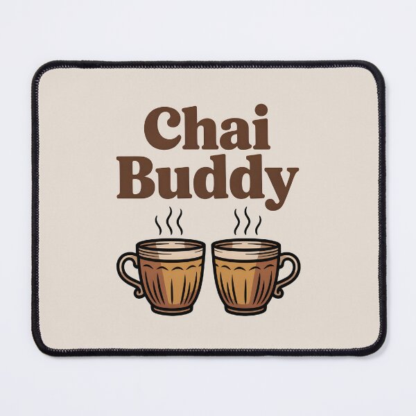 Item preview, Chai Buddy – Cute Tea Lover Friendship Design designed and sold by Swati Art Shop.
