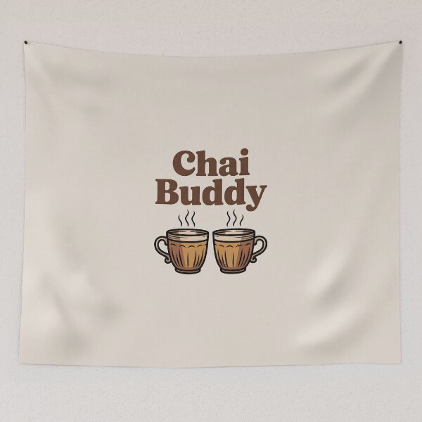Item preview, Chai Buddy – Cute Tea Lover Friendship Design designed and sold by Swati Art Shop.