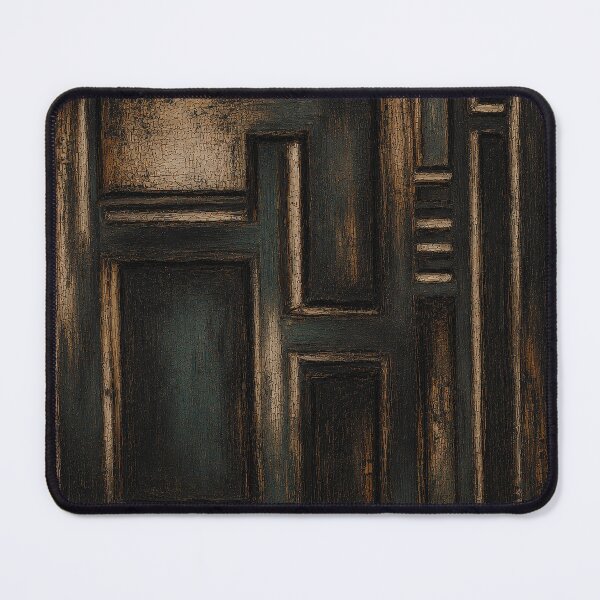 Item preview, Burnt Wood Geometric Abstract Composition - Wood Series designed and sold by Ingorgia Studio.