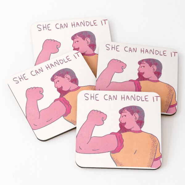 Item preview, She can handle it designed and sold by mariacaroline.