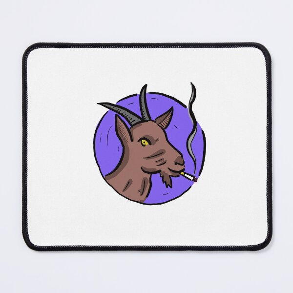 Item preview, Smoking goat designed and sold by SombreroDoodles.