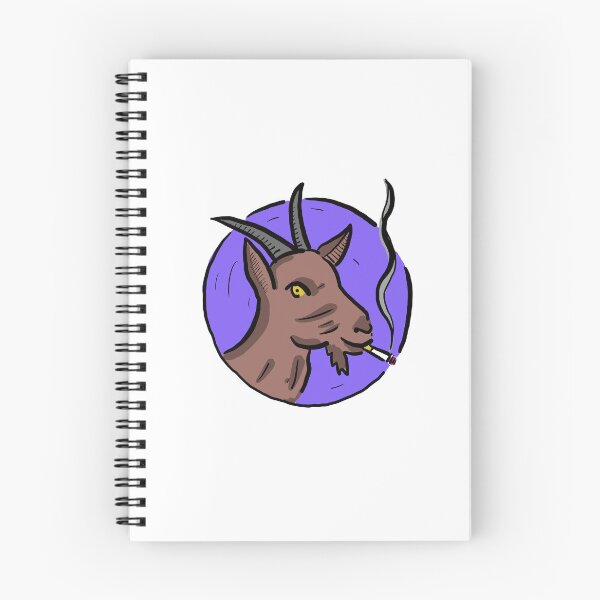 Item preview, Smoking goat designed and sold by SombreroDoodles.