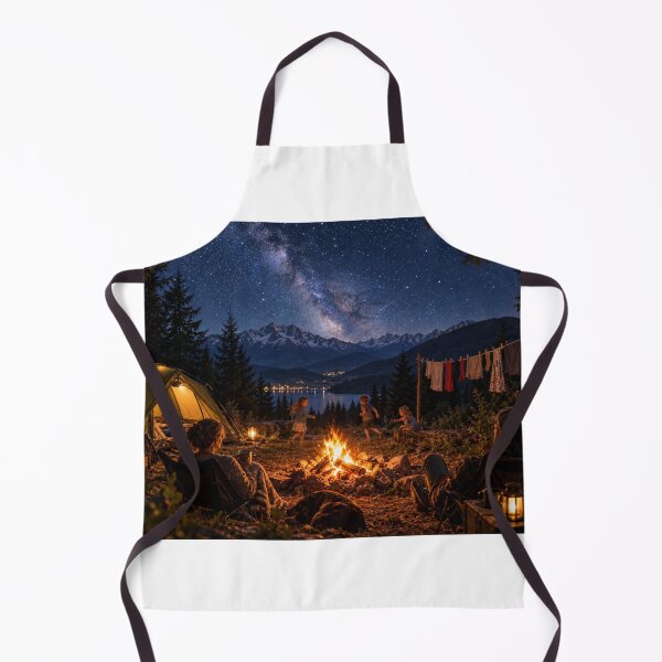Item preview, Camping by night designed and sold by Natascha-Prints.