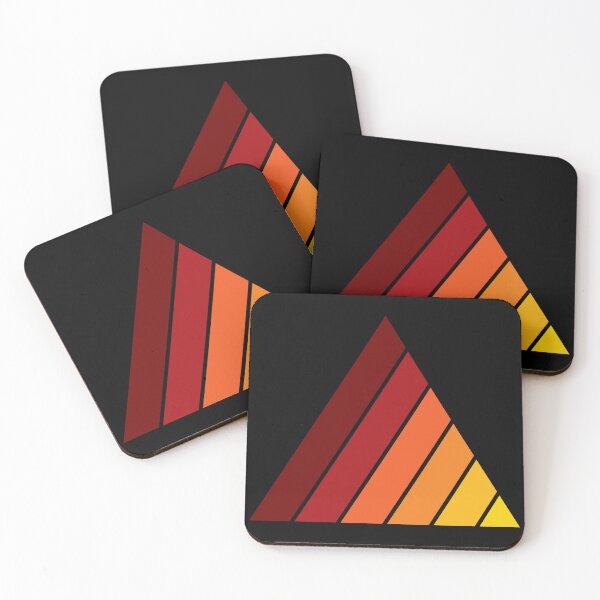 Item preview, Triangle Retro Colors designed and sold by Jeallan Designs.