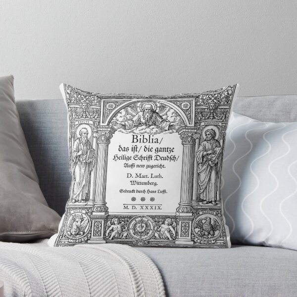 Item preview, Biblia Vintage German Bible Title Page (1539) designed and sold by MariBondArt.