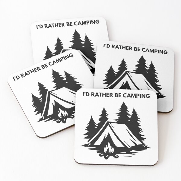 Item preview, I'd Rather Be Camping designed and sold by Vision Crafted.