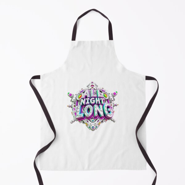 Item preview, All Night Long Psychedelic 3D Robot Text designed and sold by PuzzleBoxDesign.