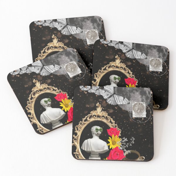 Item preview, Renee Sauce and coffee, digital collage doodle with photos designed and sold by GiSilver.