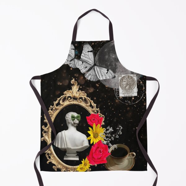 Item preview, Renee Sauce and coffee, digital collage doodle designed and sold by GiSilver.