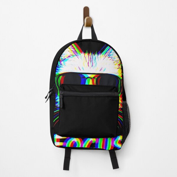 Item preview, Focus Mode Glitch Cat – RGB Neon Cool Cat with Sunglasses Retro Cyber Design designed and sold by BlackCat Vibe.