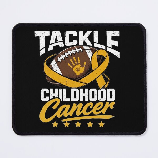 Item preview, Childhood Tackle Childhood Cancer Awareness Football Gold designed and sold by clothesy7.