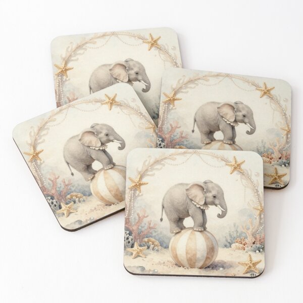 Item preview, Dreamlike Elephant Circus designed and sold by AkaJune.