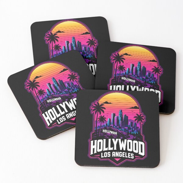 Item preview, Hollywood Los Angeles Vaporwave California designed and sold by TomFrontierArt.