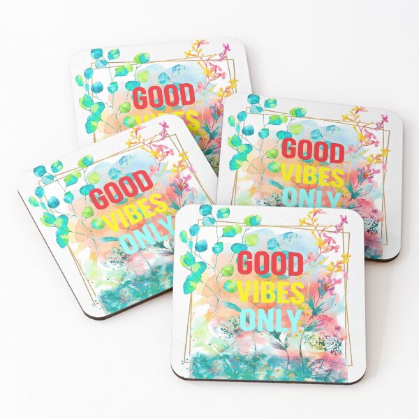 Item preview, Good Vibes Only - Vibrant Colors designed and sold by Simplybe1.