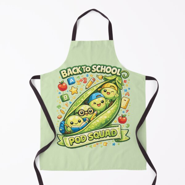 Item preview, Back to School Pod Squad - Cute Kawaii Pea Students designed and sold by Human Error Goods.
