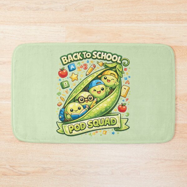 Item preview, Back to School Pod Squad - Cute Kawaii Pea Students designed and sold by Human Error Goods.