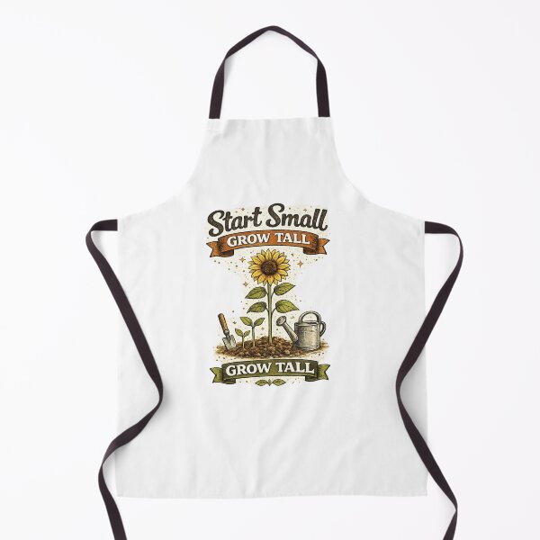 Item preview, Start Small Grow Tall | Retro Gardening Motivation designed and sold by ✨ Daily Vibe Studio ✨.