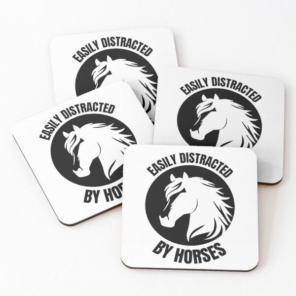 Item preview, Easily Distracted By Horses designed and sold by CarefulCreation.