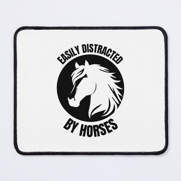 Item preview, Easily Distracted By Horses designed and sold by CarefulCreation.