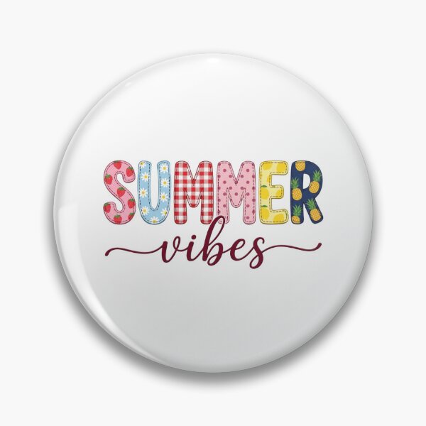 Item preview, Summer Vibes Cute Quilted Patchwork Typography Retro designed and sold by raedattia.