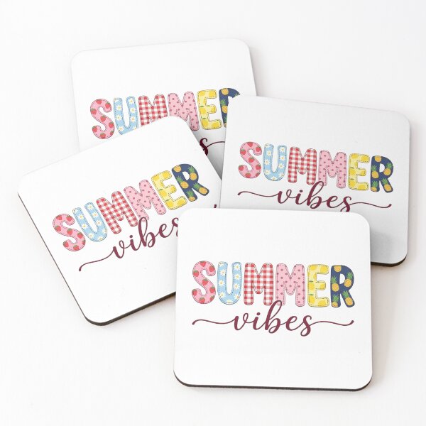 Item preview, Summer Vibes Cute Quilted Patchwork Typography Retro designed and sold by raedattia.