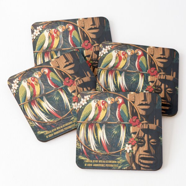 Item preview, Vintage-inspired tribute to Walt Disney's Enchanted Tiki Room designed and sold by Shirts With Pride.
