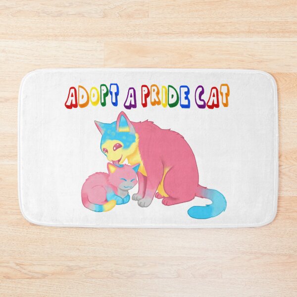 Item preview, Adopt A Pride Cat — Genderflux designed and sold by HistoryHounds.