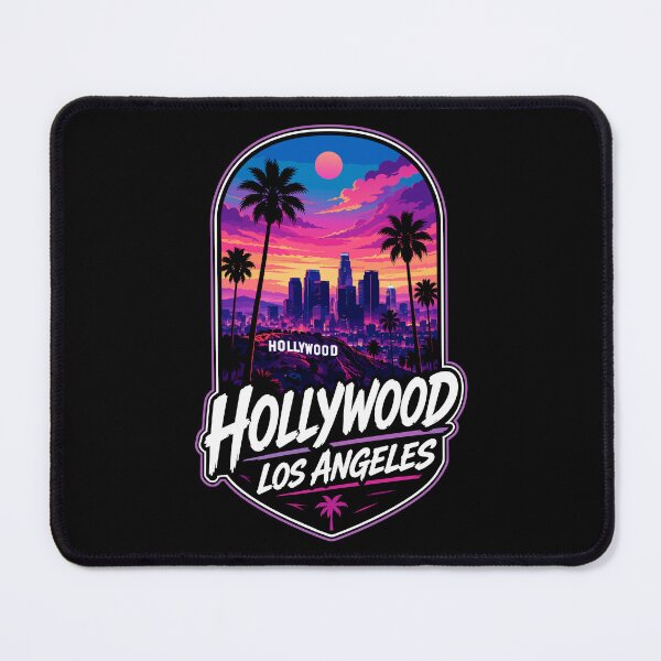 Item preview, Hollywood Los Angeles California Vaporwave Travel designed and sold by TomFrontierArt.
