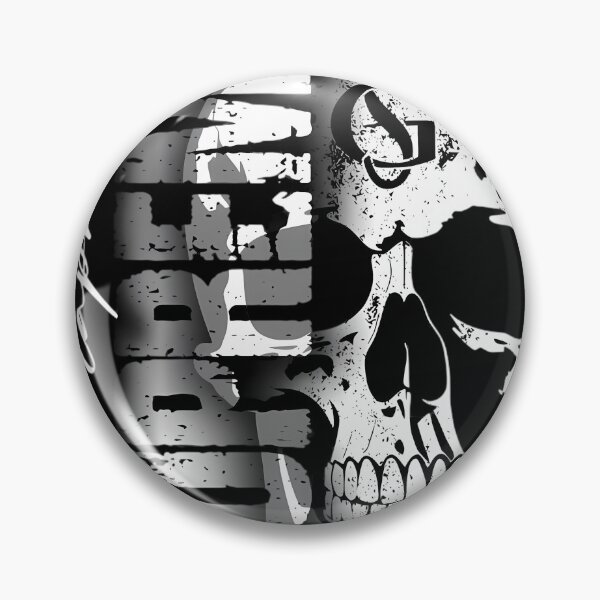 Item preview, Grunge Skull Distressed Typography Urban Streetwear Design designed and sold by DarkOriginArts.