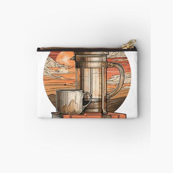 Item preview, French Press Coffee & Books Vintage Illustration | Cozy Book Lover Gift | Literary Coffee Art | Cottagecore Café Design designed and sold by Kybruno's Creations.