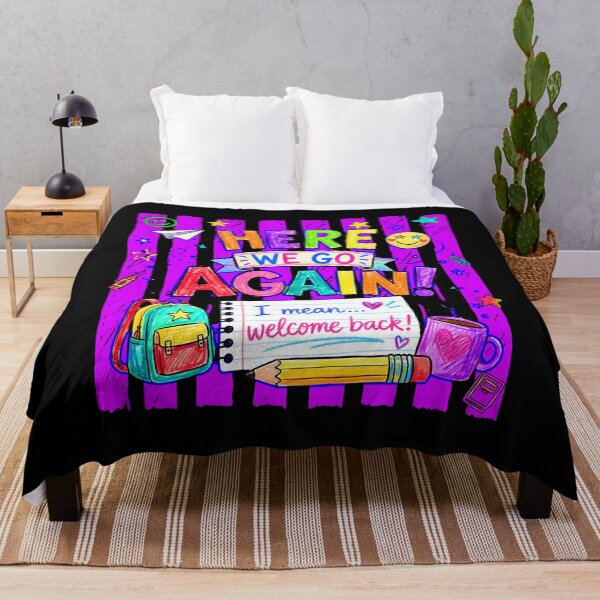 Item preview, Here We Go Again I Mean Welcome Back Funny Back To School Teacher Humor designed and sold by Alluka Brand.