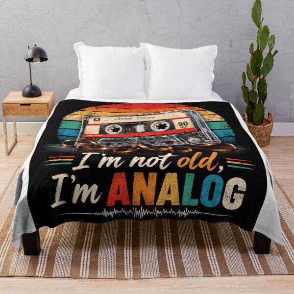 Item preview, Retro Analog Life designed and sold by Pecata.