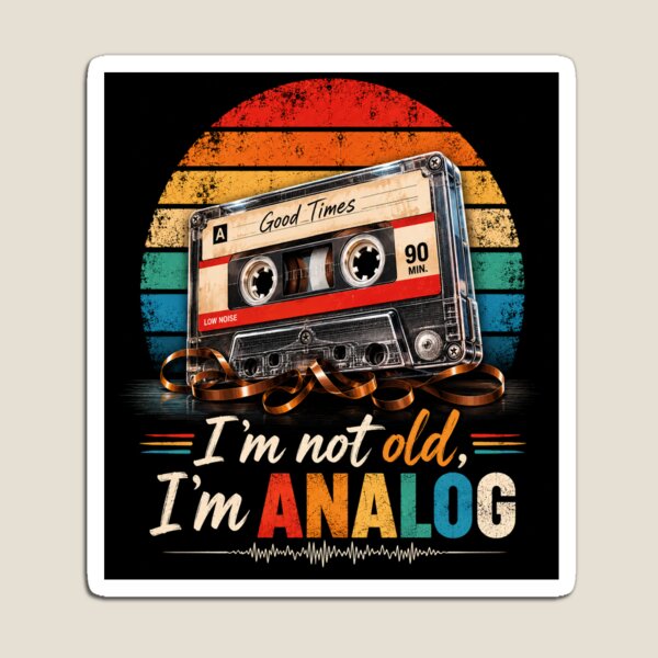 Item preview, Retro Analog Life designed and sold by Pecata.