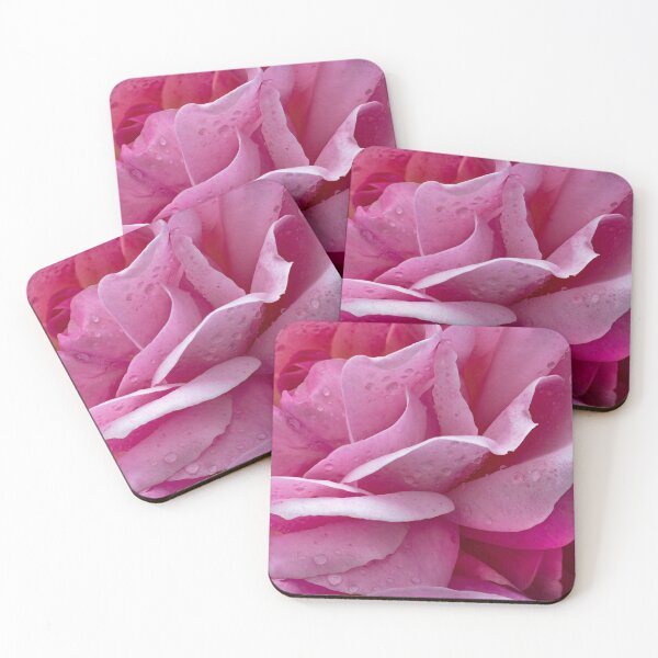 Item preview, Pink Rose Petals Morning Dew Drops designed and sold by MoePhotography.