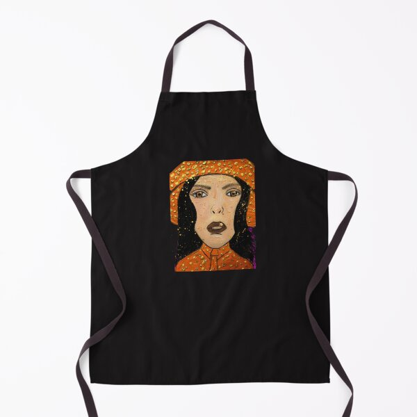 Item preview, Orange Mushroom Queen - Impasto Gold Art Print | Fly Agaric Sister designed and sold by Sylwka447.