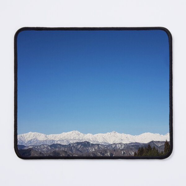 Item preview, Snowy Mountain Peak Blue Sky Landscape Photography designed and sold by crazyhome.