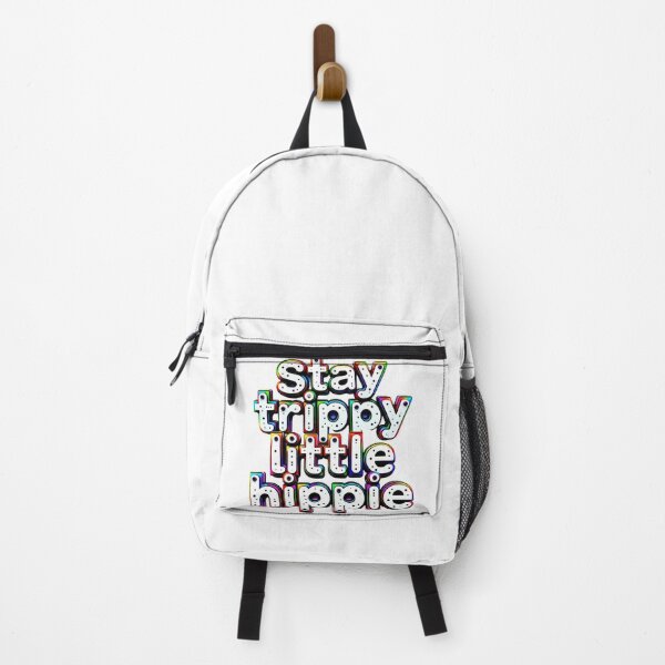 Item preview, Stay Trippy Little Hippie Rainbow Text designed and sold by PuzzleBoxDesign.