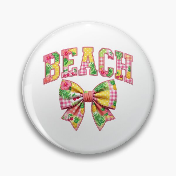 Item preview, Beach Cute Quilted Patchwork Bow Tropical Summer Retro designed and sold by raedattia.