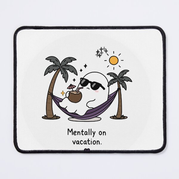 Item preview, Mentally On Vacation – Ghost in Hammock designed and sold by SoulDriftDesign.