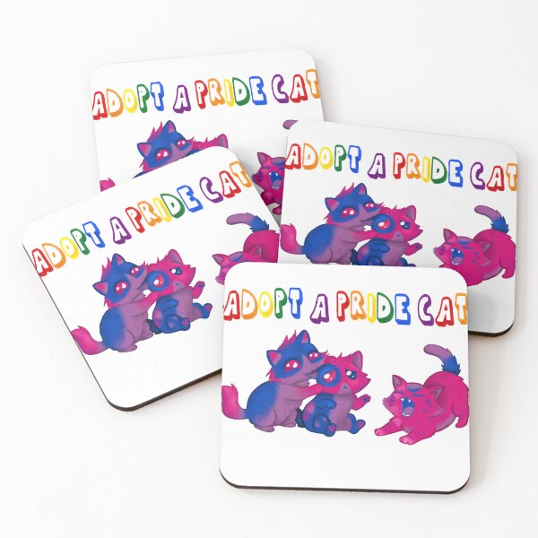 Item preview, Adopt A Pride Cat — Bisexual designed and sold by HistoryHounds.