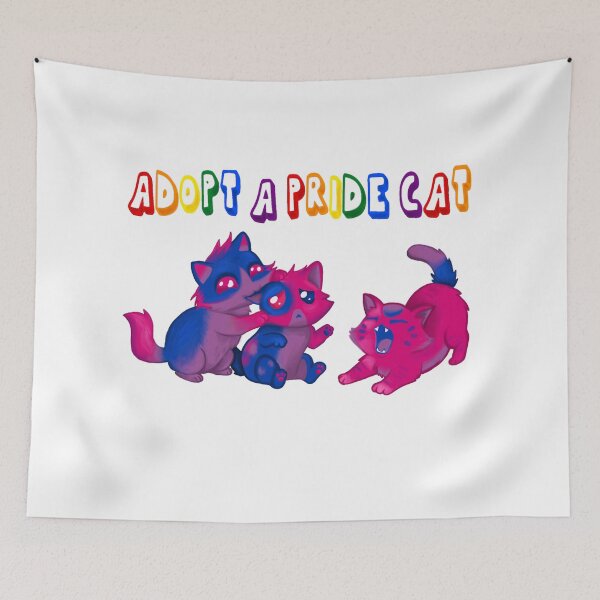 Item preview, Adopt A Pride Cat — Bisexual designed and sold by HistoryHounds.