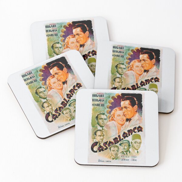 Item preview, Vintage poster for the classic movie Casablanca designed and sold by stevepaint.