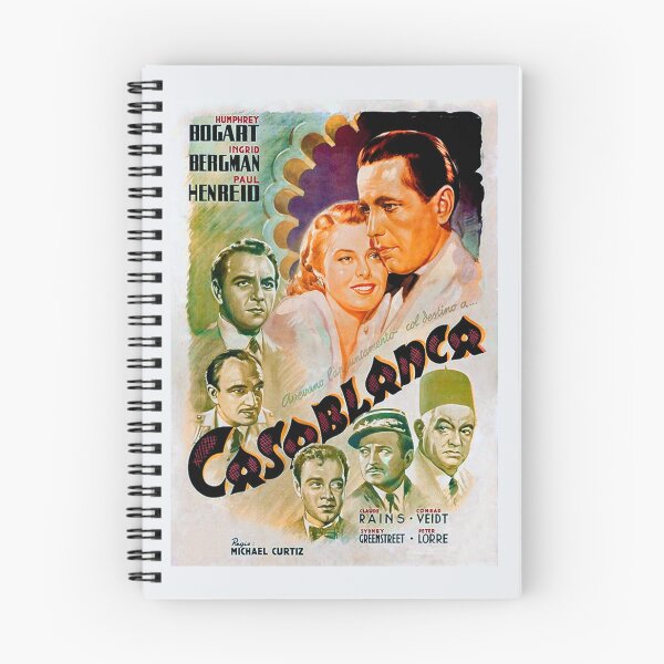 Item preview, Vintage poster for the classic movie Casablanca designed and sold by stevepaint.